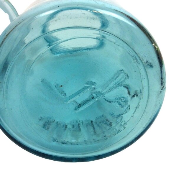 Ball Perfect Mason Jars Lot Of 3 Aqua Blue G #1 #11 Canning Crafts NO LIDS - Picture 5 of 8